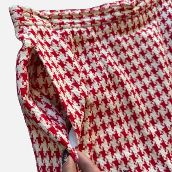 Vintage Christian Dior Houndstooth Skirt Suit (Size 12) - Picture 10 of 16